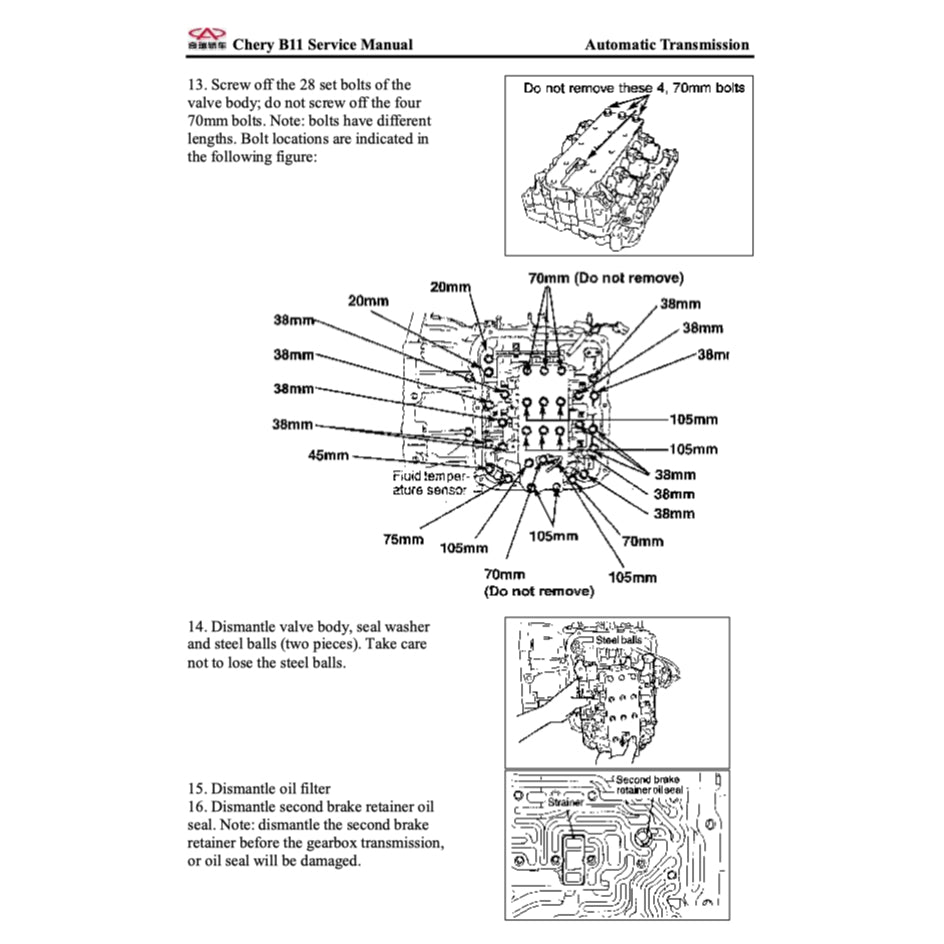 CHERY EASTAR B11 (2004-2011) SERVICE WORKSHOP MANUAL - Image 10