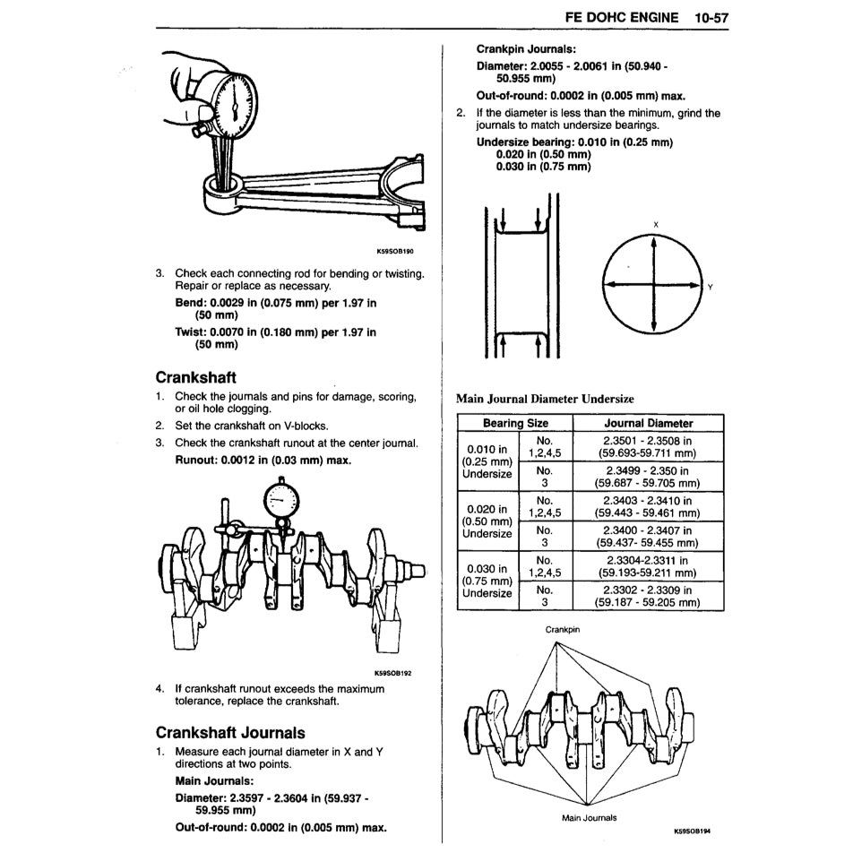 KIA SPORTAGE JA/NB (1996-2004) SERVICE WORKSHOP MANUAL - Image 8