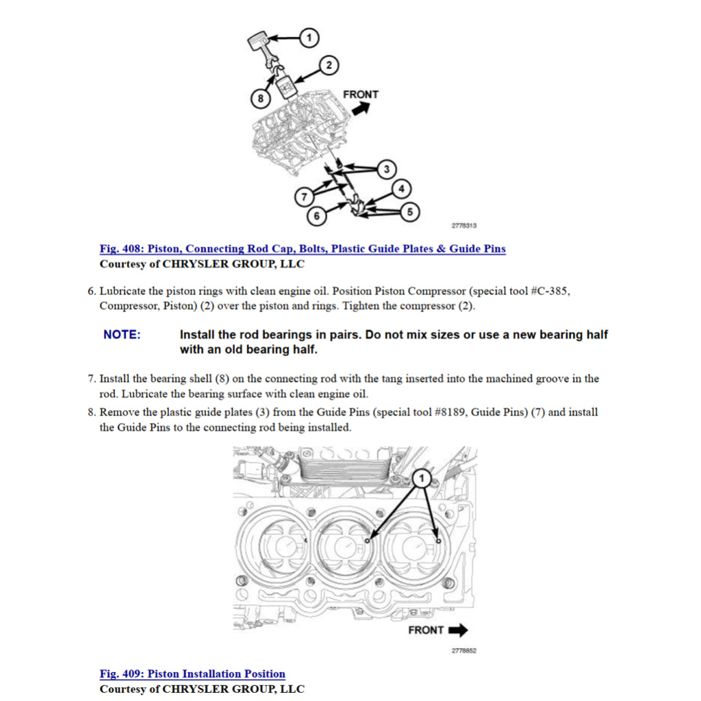 DODGE CHALLENGER III (2008-2020) SERVICE WORKSHOP MANUAL - Image 5
