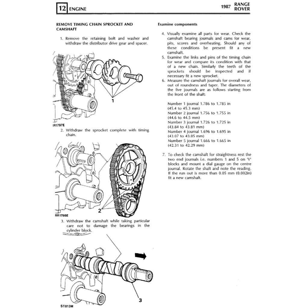 RANGE ROVER CLASSIC (1987-1994) SERVICE WORKSHOP MANUAL - Image 5