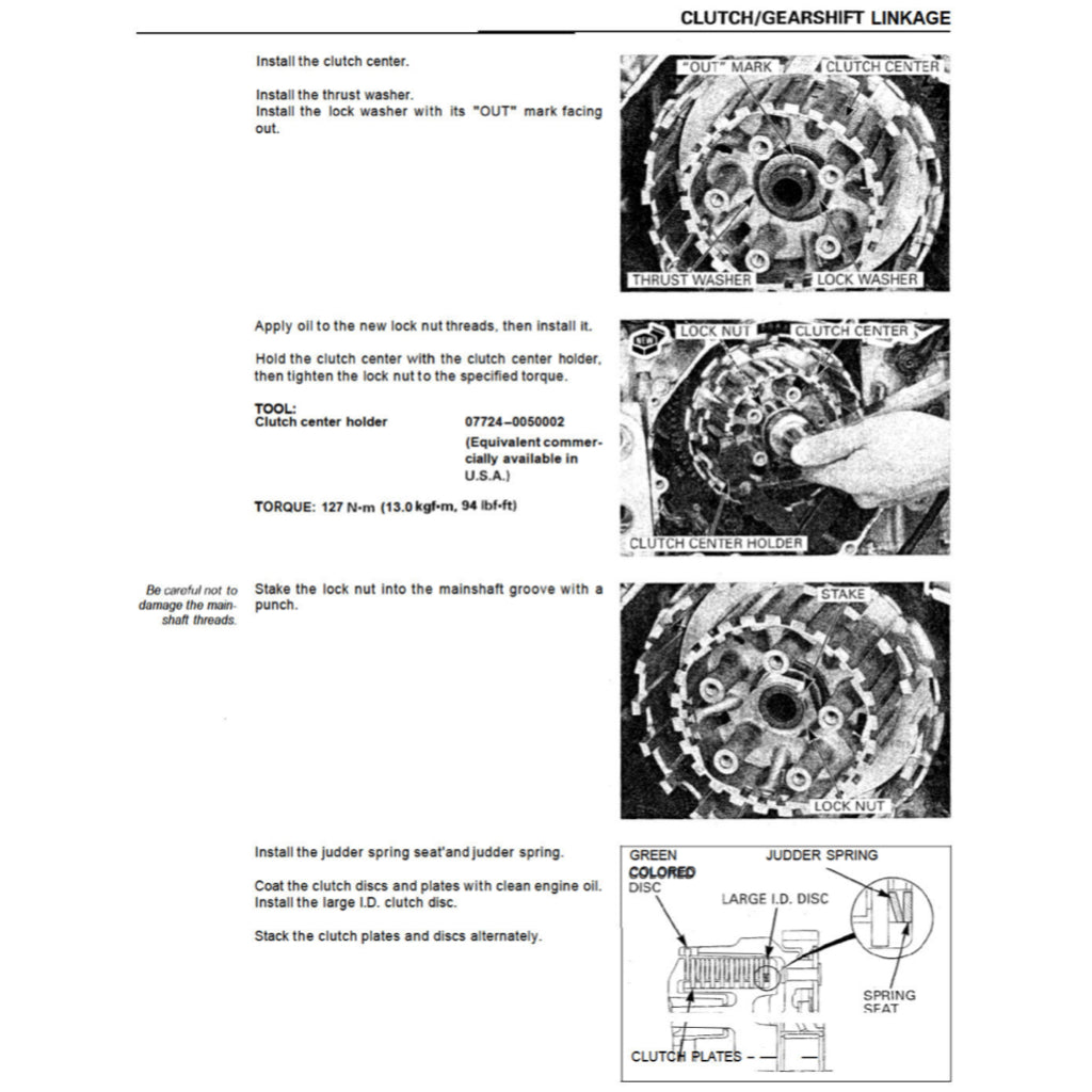 HONDA CBR929RR (2000-2002) SERVICE WORKSHOP MANUAL + PARTS CATALOGUE + OWNER'S MANUAL - Image 9