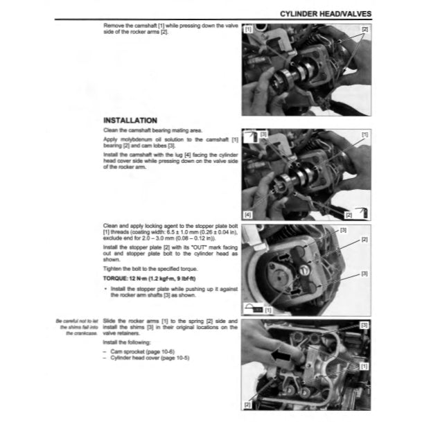 HONDA FORZA 300 NSS300-A (2013-2017) SERVICE WORKSHOP MANUAL + PARTS CATALOGUE + OWNER'S MANUAL - Image 8