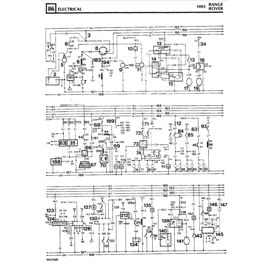 RANGE ROVER CLASSIC (1987-1994) SERVICE WORKSHOP MANUAL - Image 9