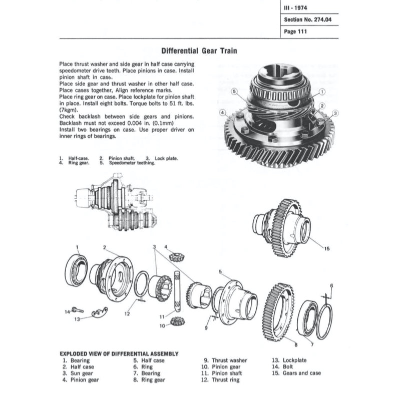 FIAT X-1/9 (1974-1989) SERVICE WORKSHOP MANUAL + PARTS CATALOGUE - Image 10