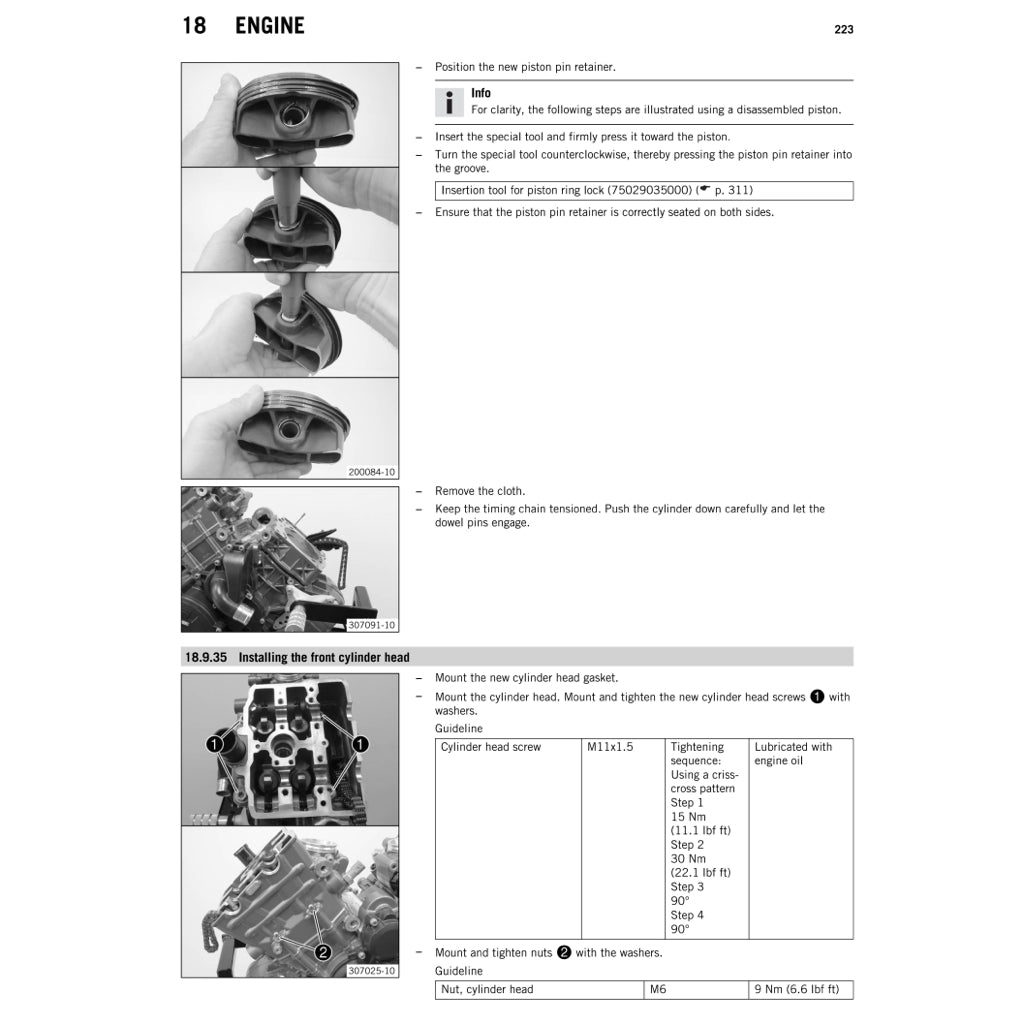 KTM 1190 ADVENTURE (2014-2015) SERVICE WORKSHOP MANUAL + PARTS CATALOGUE + OWNER'S MANUAL - Image 7