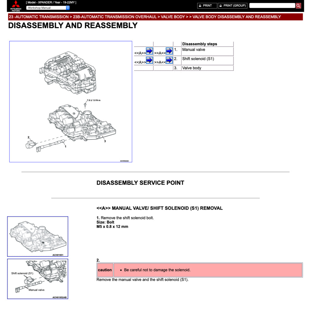 MITSUBISHI XPANDER NC (2019-2023) SERVICE WORKSHOP MANUAL - Image 7