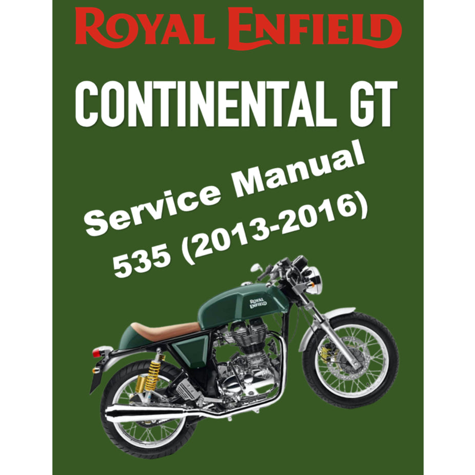ROYAL ENFIELD CONTINENTAL GT 535 (2013-2016) SERVICE WORKSHOP MANUAL + PARTS CATALOGUE + OWNER'S MANUAL - Image 2