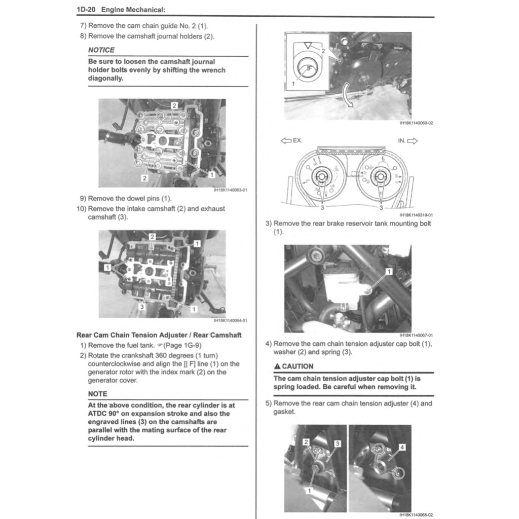 SUZUKI SV650 SV650/A/XA "L7-L9" (2017-2023) SERVICE WORKSHOP MANUAL + PARTS CATALOGUE + OWNER'S MANUAL - Image 8