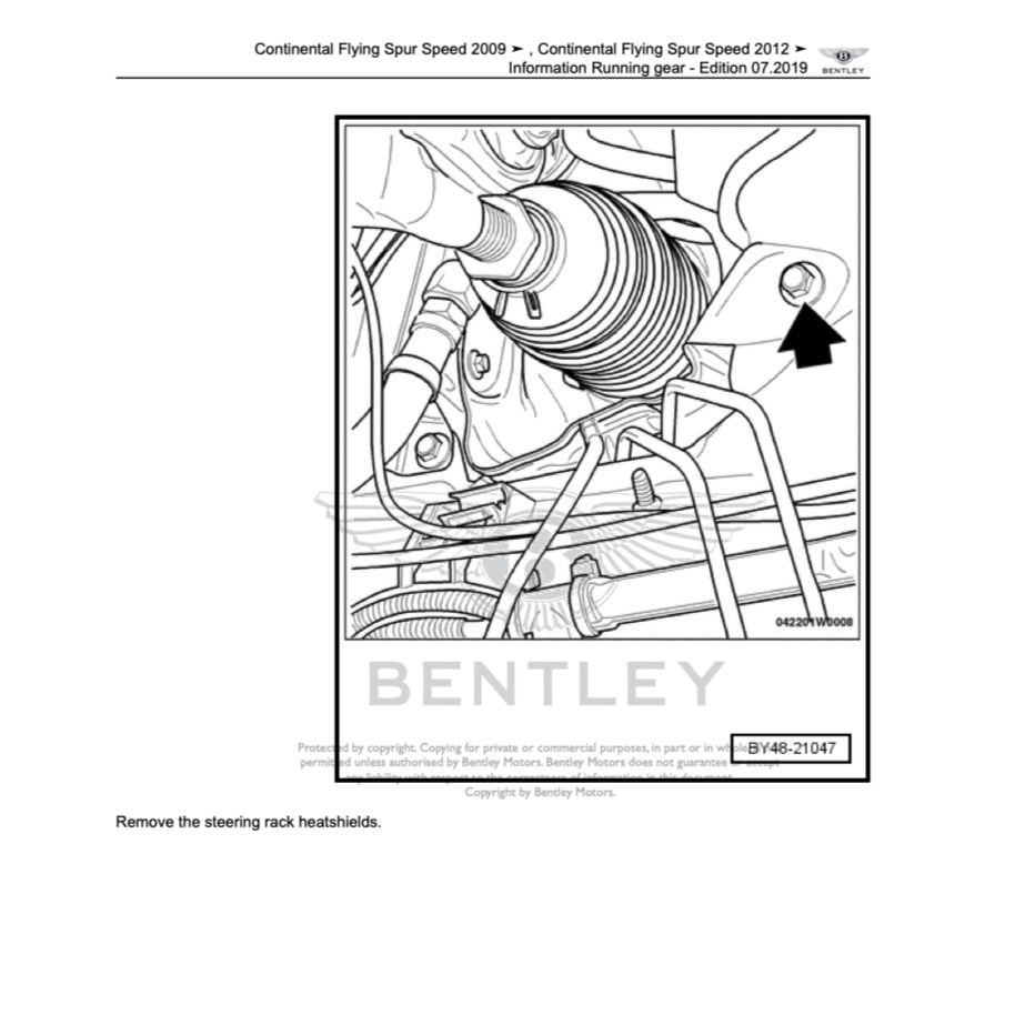 BENTLEY CONTINENTAL FLYING SPUR W12 (2005-2013) SERVICE WORKSHOP MANUAL - Image 3