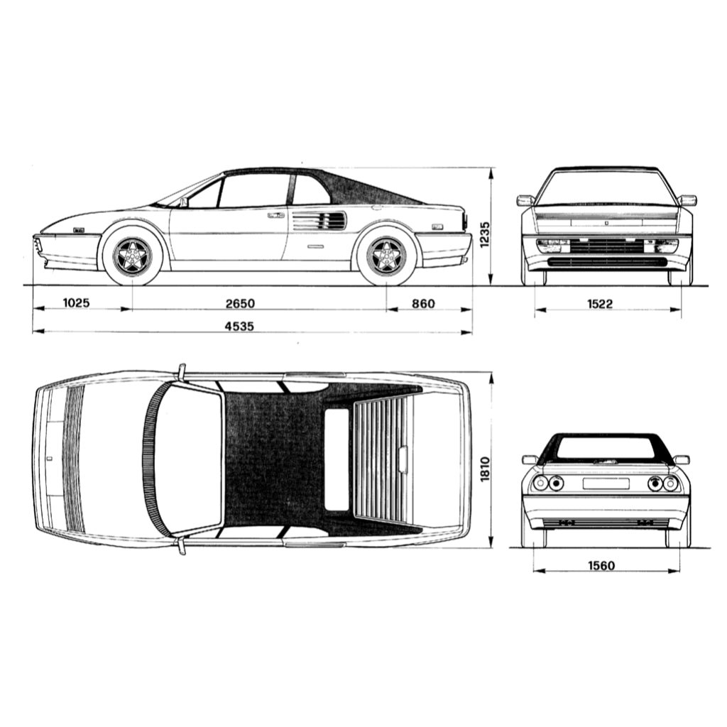 FERRARI MONDIAL T F108 (1989-1993) SERVICE Workshop Manual + PARTS CATALOGUE - Image 3