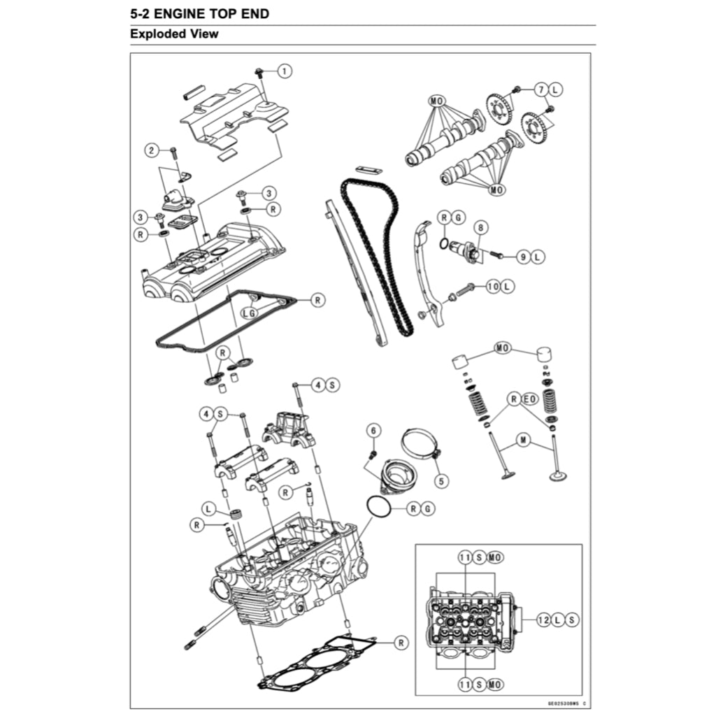 KAWASAKI ER-6f ER6f (2006-2014) SERVICE WORKSHOP MANUAL + OWNER'S MANUAL - Image 7