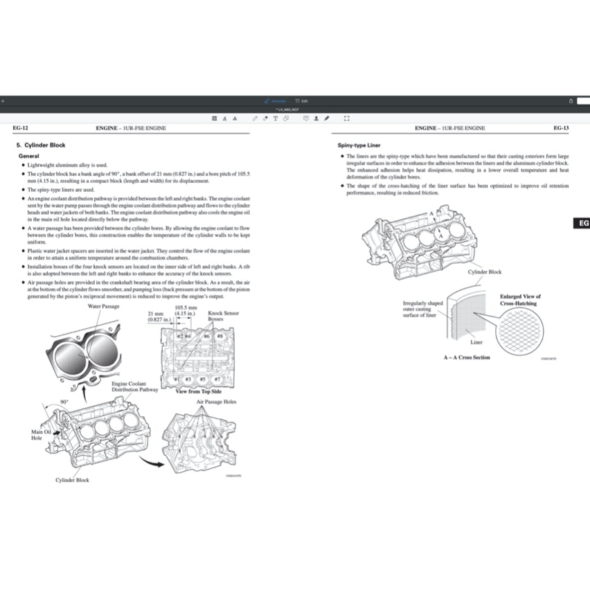 LEXUS LS460(L) (2007-2017) SERVICE WORKSHOP MANUAL - Image 3