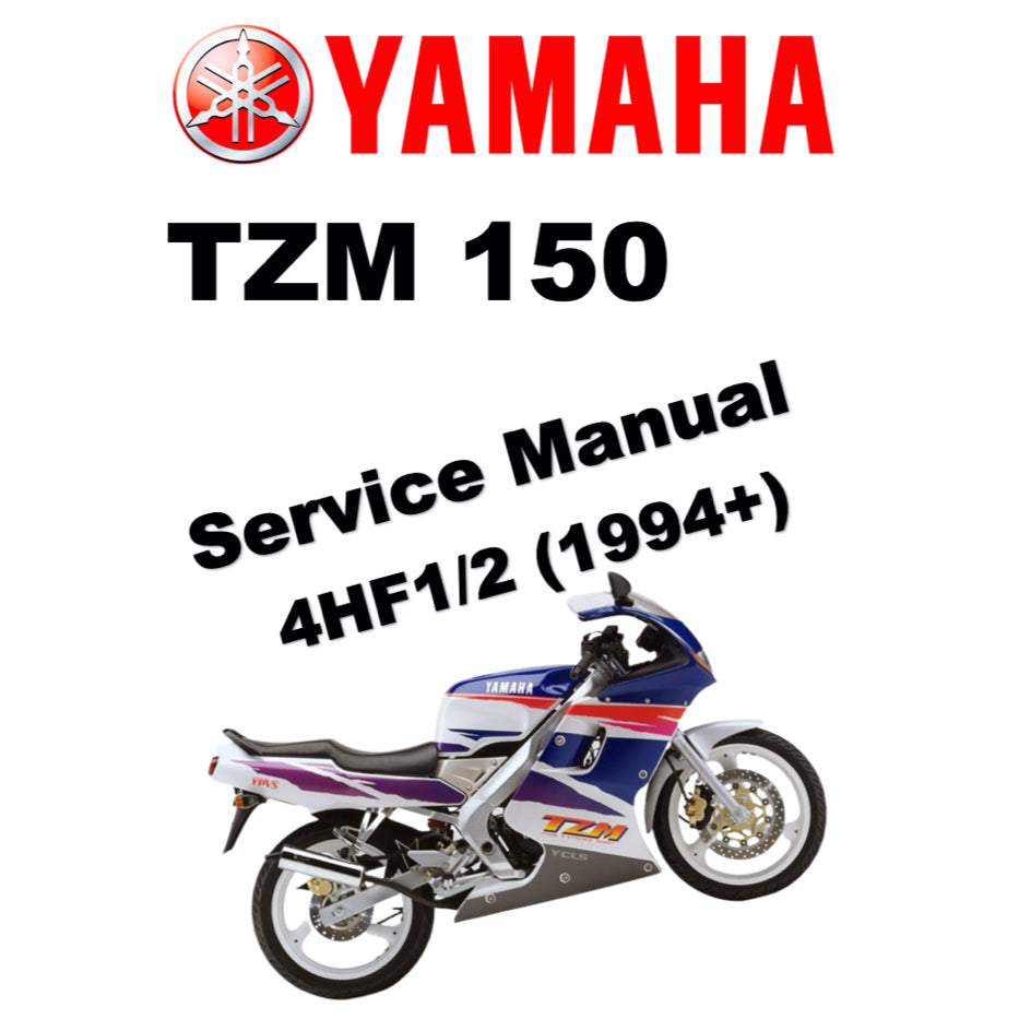 YAMAHA TZM150 4HF1/2 (1994+) SERVICE WORKSHOP MANUAL + PARTS CATALOGUE