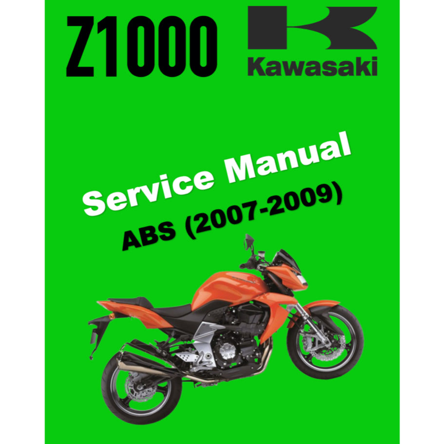 KAWASAKI Z1000 (2007-2009) SERVICE WORKSHOP MANUAL + OWNER'S MANUAL - Image 2