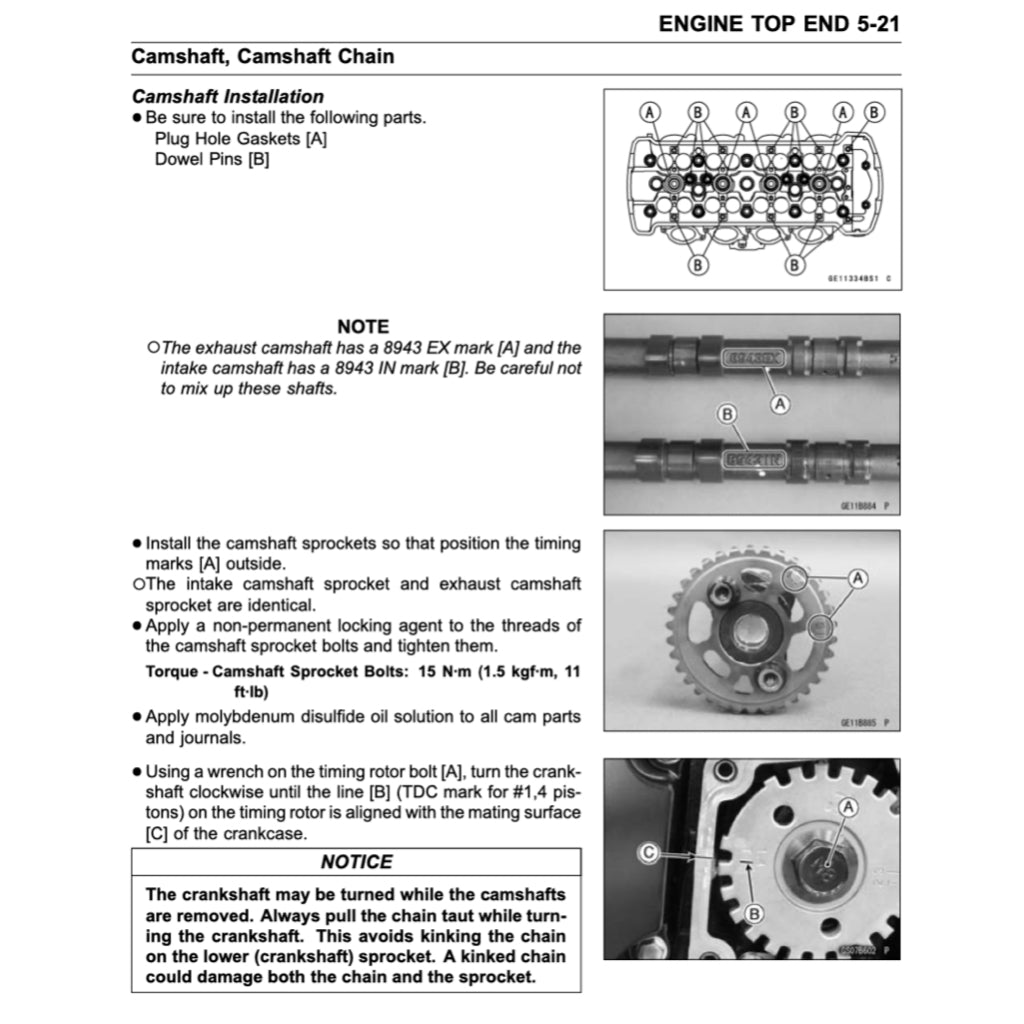 KAWASAKI Z1000 (2017-2022) SERVICE WORKSHOP MANUAL + PARTS CATALOGUE + OWNER'S MANUAL - Image 5