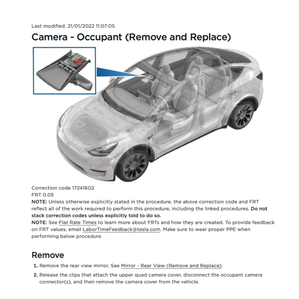 TESLA MODEL Y (2020+) SERVICE WORKSHOP MANUAL - Image 3
