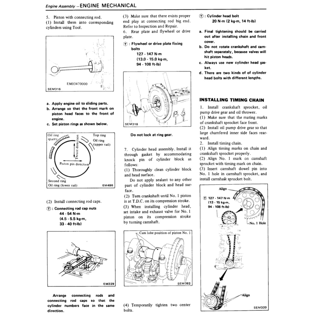 DATSUN FAIRLADY 280ZX S130 (1978-1983) SERVICE WORKSHOP MANUAL - Image 3