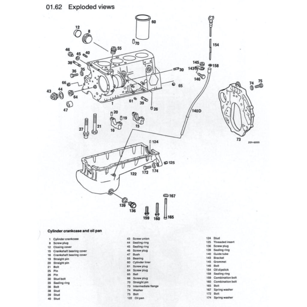 MERCEDES-BENZ ENGINE OM615 / 616 /617 SERVICE REPAIR MANUAL - Image 3