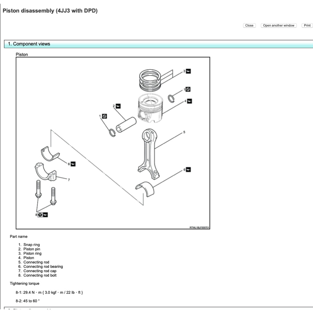 ISUZU D-MAX / MU-X UCR/UCS (2021+) SERVICE WORKSHOP MANUAL - Image 6