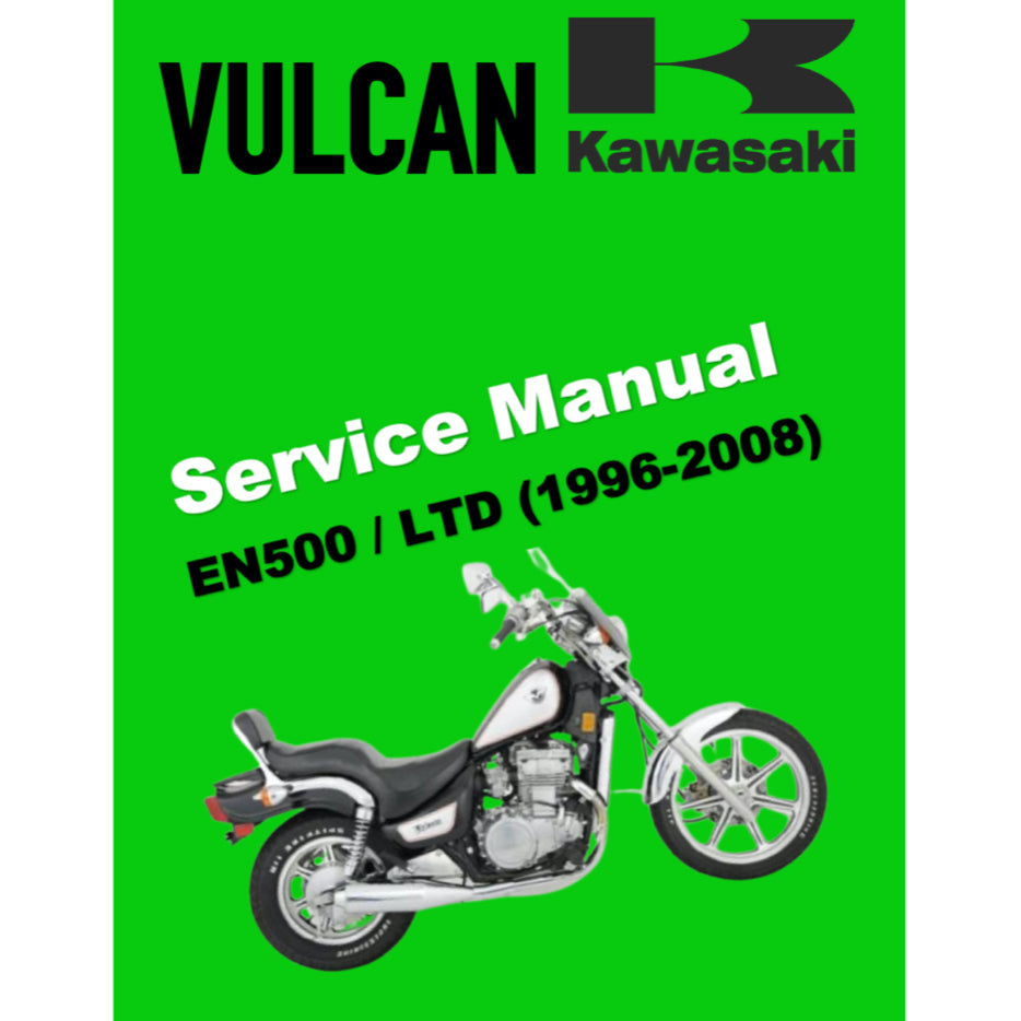 KAWASAKI VULCAN EN500 / LTD (1996-2008) SERVICE WORKSHOP MANUAL - Image 2