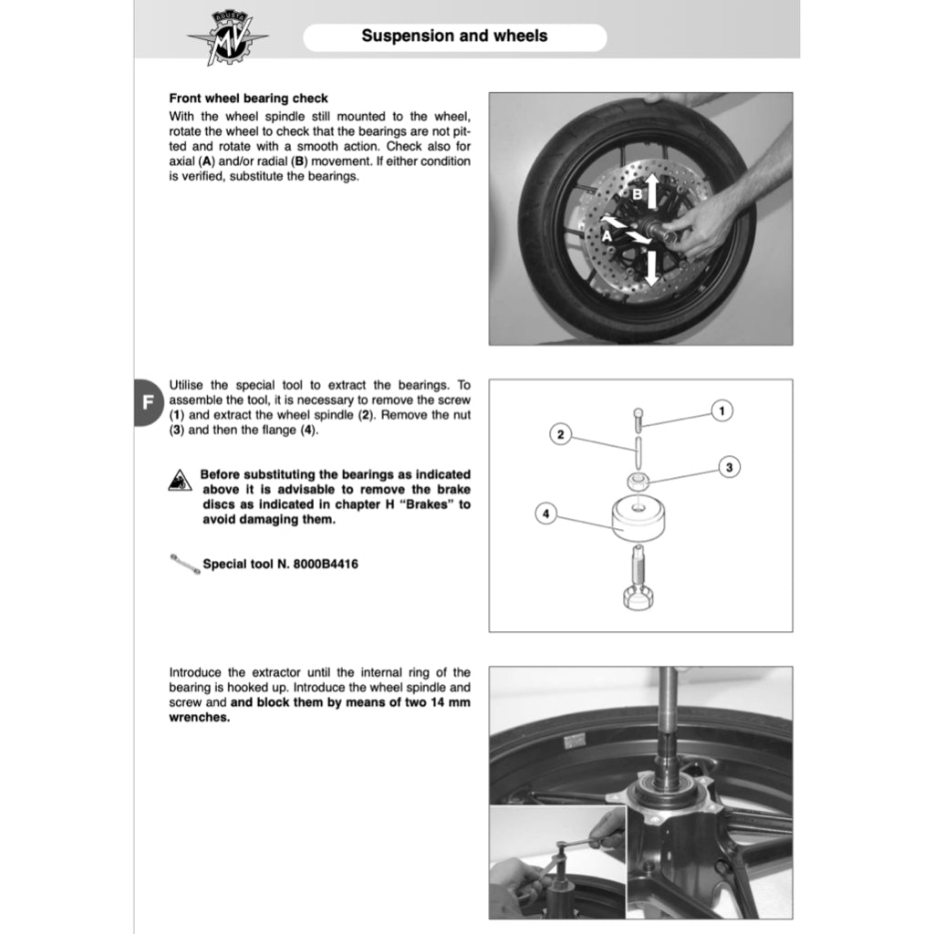 MV AGUSTA F3 675 (2012-2021) SERVICE WORKSHOP MANUAL + PARTS CATALOGUE +OWNER'S MANUAL - Image 5