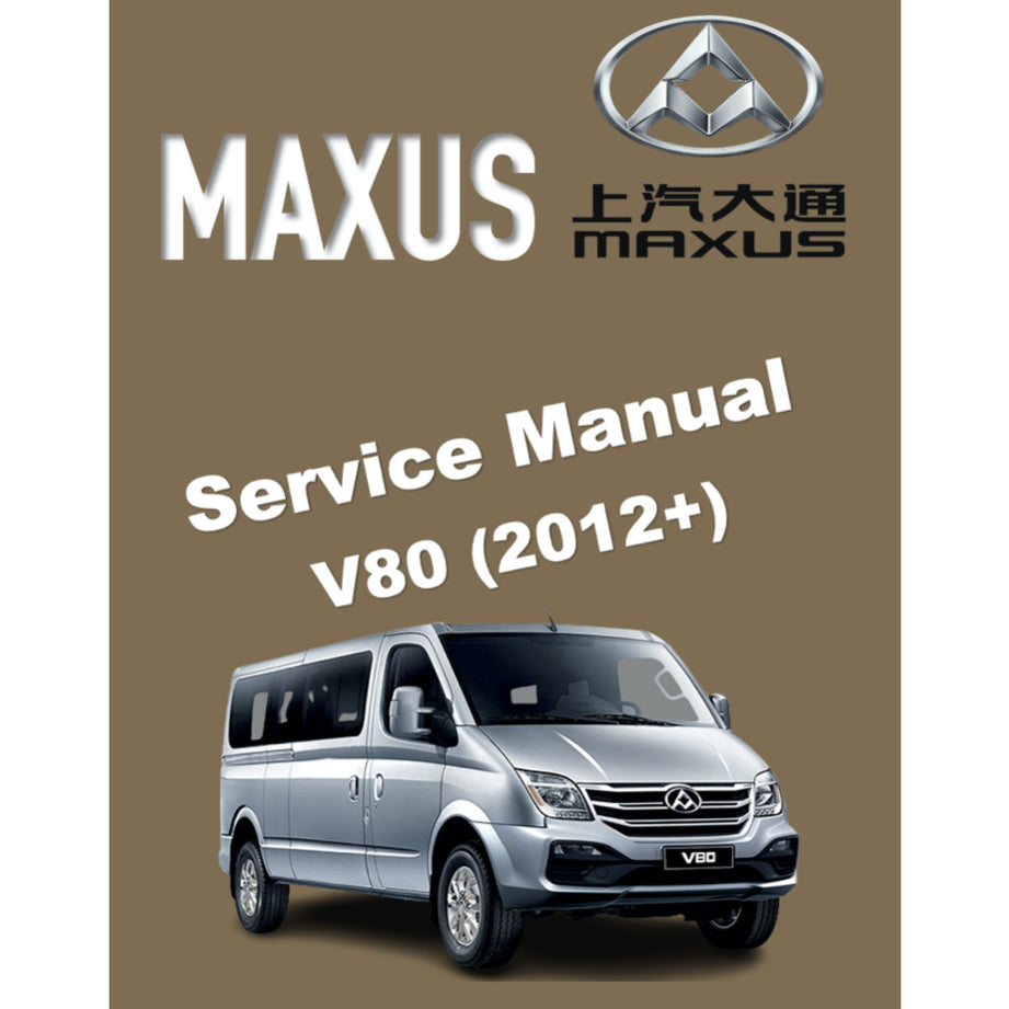 MAXUS V80 (2012-2023) SERVICE WORKSHOP MANUAL - Image 2