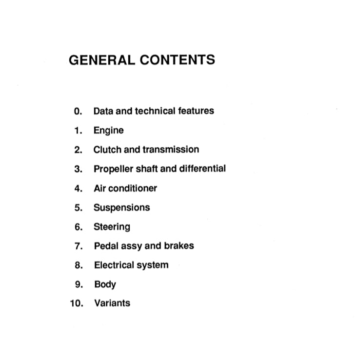 MASERATI BITURBO 222/228/420/422/425 (1981-1994) SERVICE WORKSHOP MANUAL + PARTS CATALOGUE - Image 3