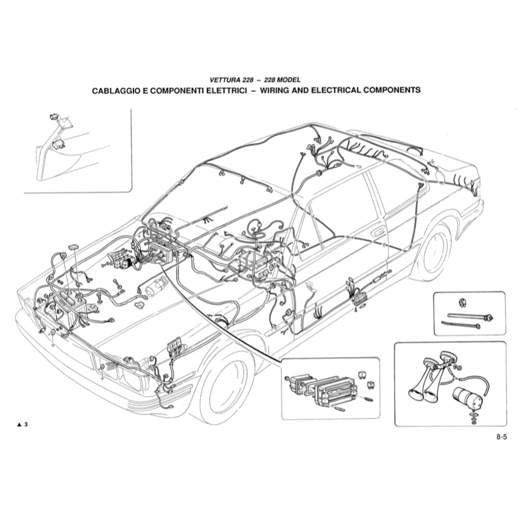MASERATI BITURBO 222/228/420/422/425 (1981-1994) SERVICE WORKSHOP MANUAL + PARTS CATALOGUE - Image 4