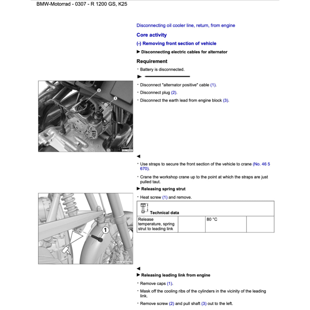 BMW MOTORRAD RSD (09-2017 UPDATE) ELECTRONIC SERVICE WORKSHOP MANUAL - WORKSHOP SPECIAL - Image 6