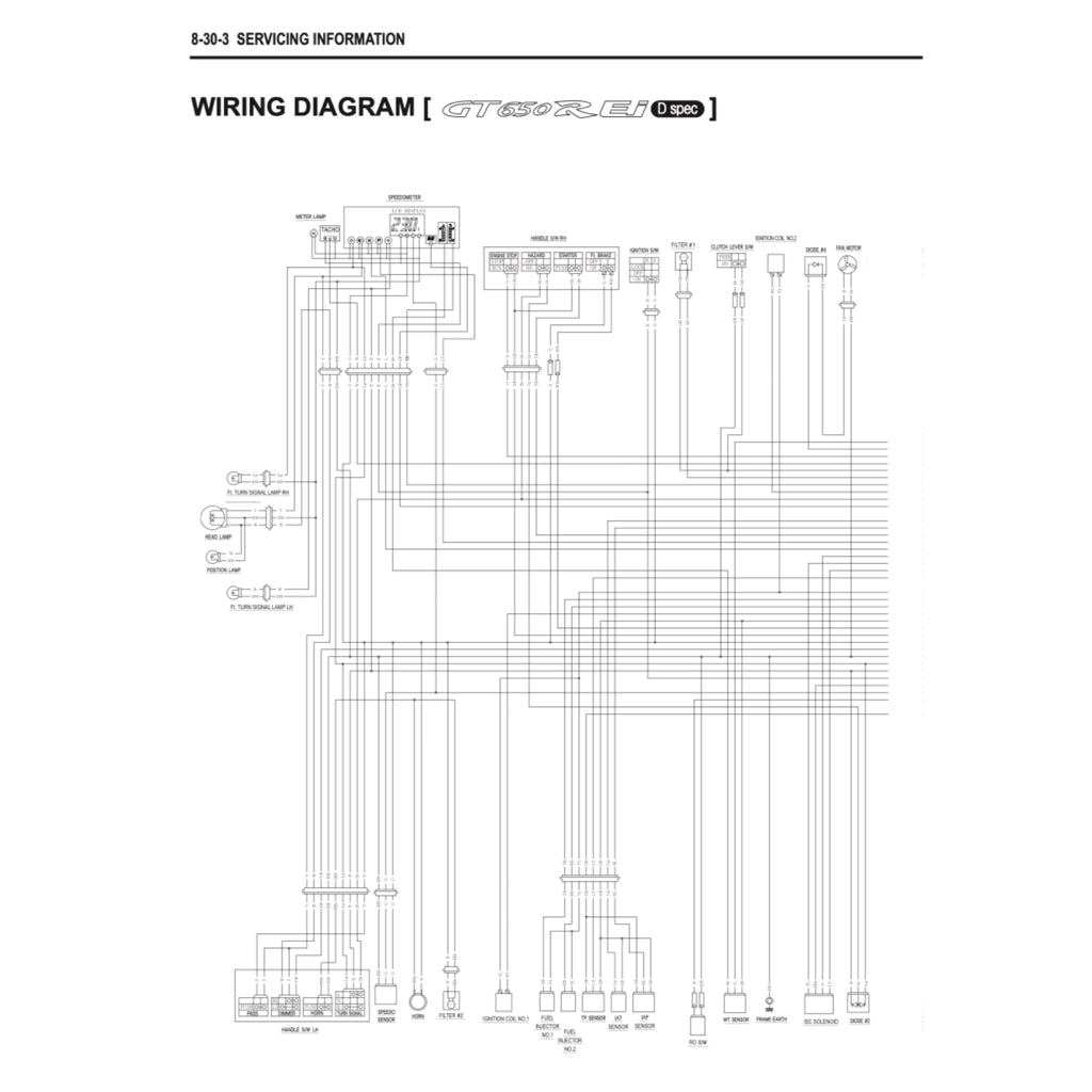 NAZA BLADE/ HYOSUNG 650R (2012-2018) SERVICE WORKSHOP MANUAL + PARTS CATALOGUE + OWNER'S MANUAL - Image 6