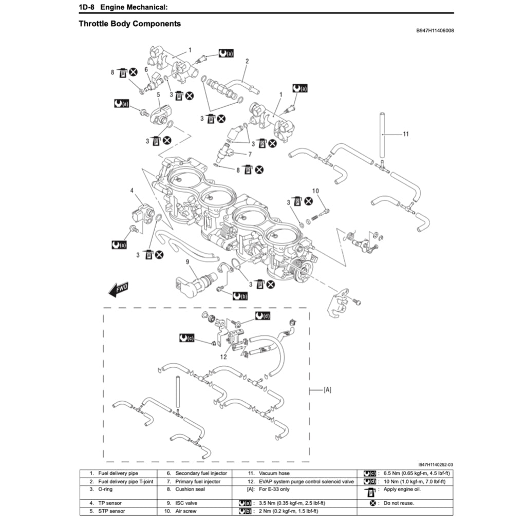 SUZUKI GSX-R 1000 K9/L0/L1 (2009-2016) SERVICE WORKSHOP MANUAL - Image 4