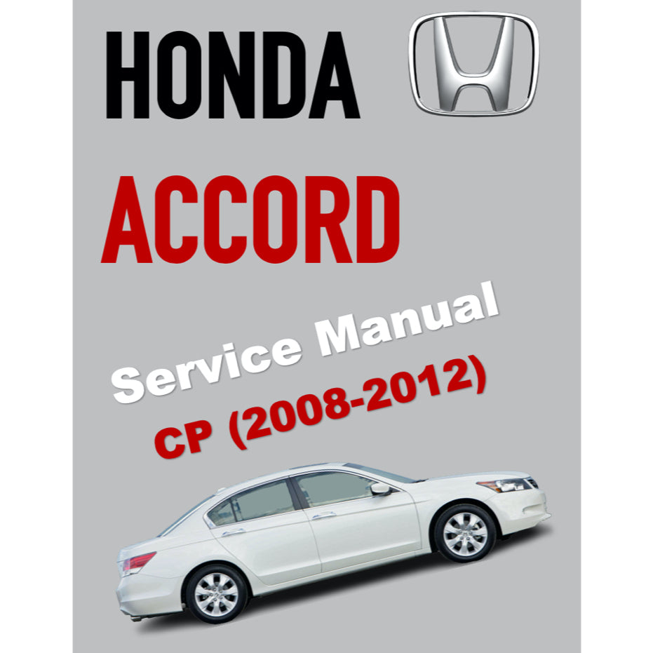 HONDA ACCORD 8 CP (2008-2012) SERVICE WORKSHOP MANUAL - Image 2