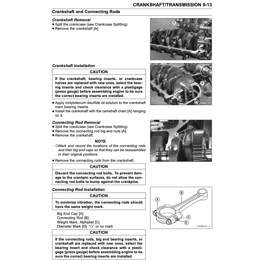KAWASAKI Z1000 (2007-2009) SERVICE WORKSHOP MANUAL + OWNER'S MANUAL - Image 6