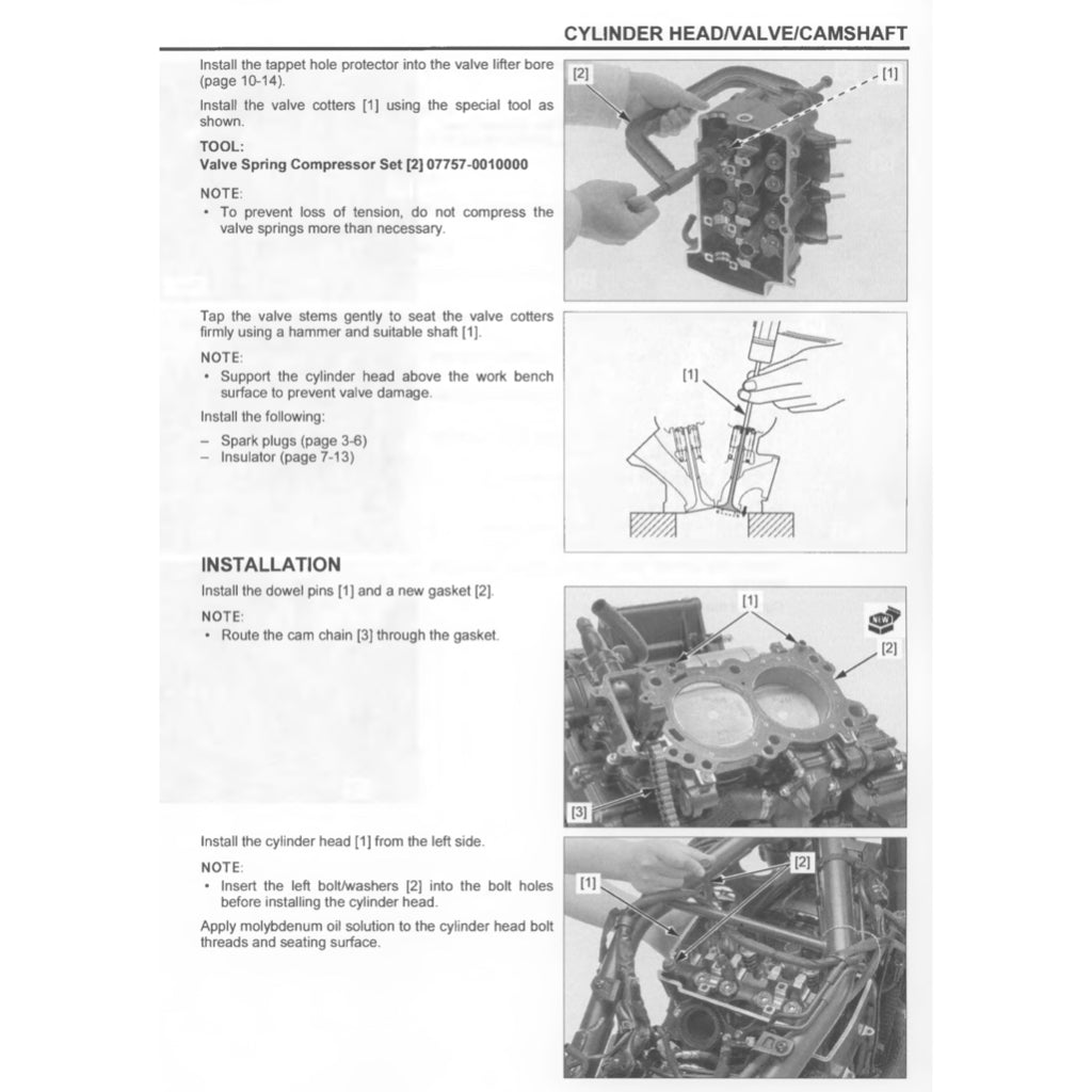 HONDA TRANSALP XL750 (2023+) SERVICE WORKSHOP MANUAL + PARTS CATALOGUE + OWNER'S MANUAL - Image 5
