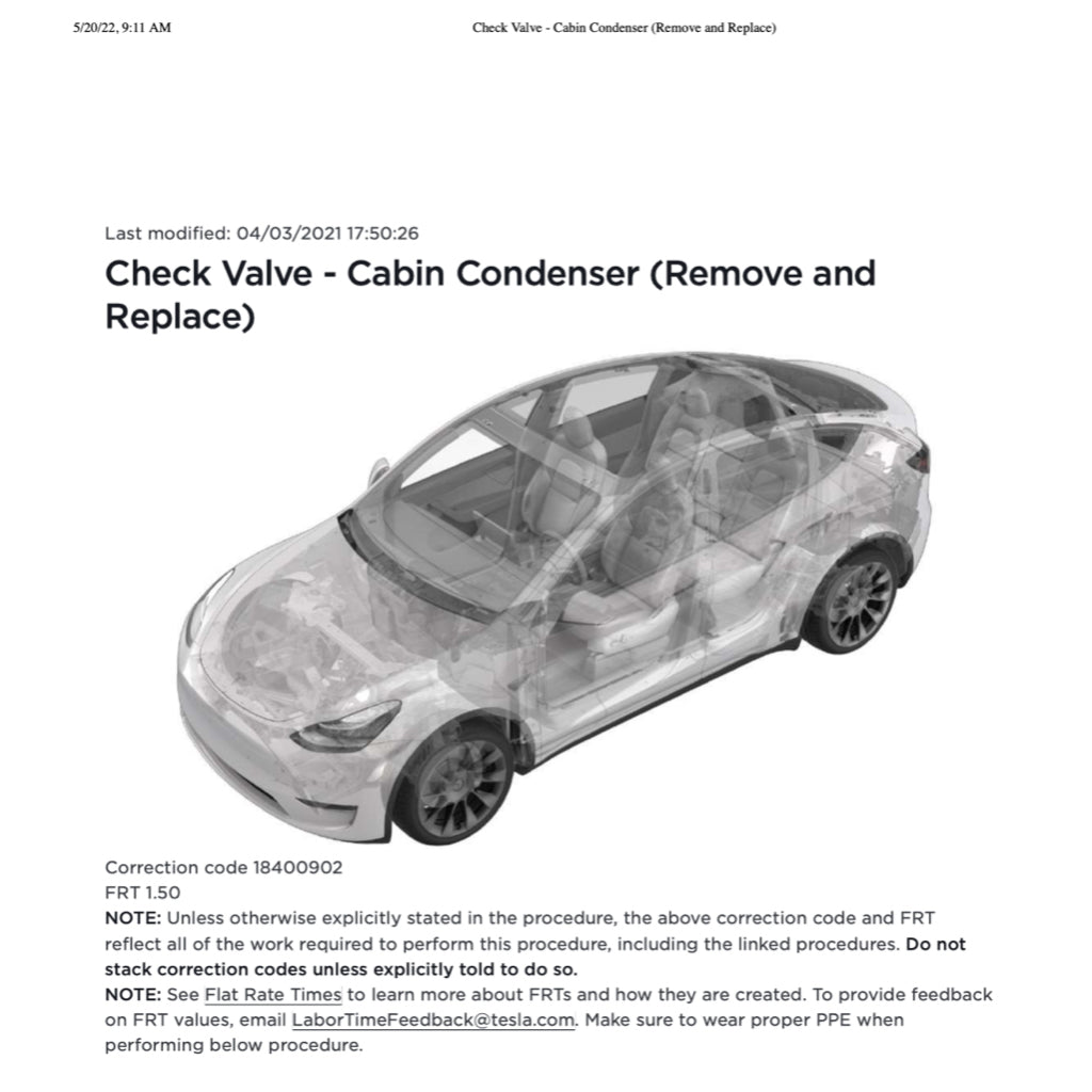 TESLA MODEL Y (2020+) SERVICE WORKSHOP MANUAL - Image 4