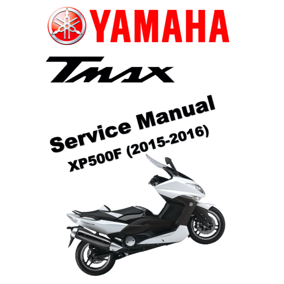 T-MAX YAMAHA TMAX XP500F (2015-2016) SERVICE WORKSHOP MANUAL + OWNER'S MANUAL - Image 2
