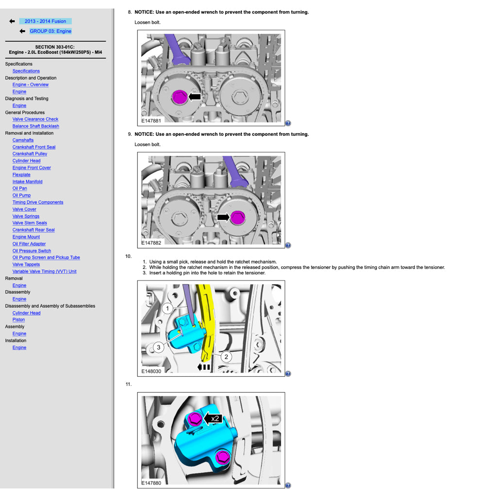 FORD MONDEO MK5 (2014-2021) SERVICE WORKSHOP MANUAL - Image 5