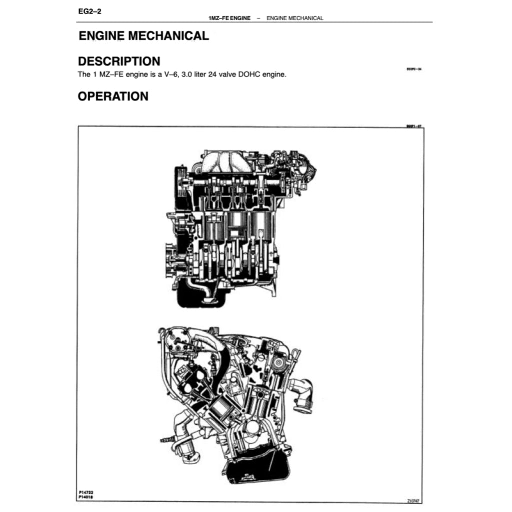 TOYOTA ENGINE 1MZ-FE SERVICE REPAIR WORKSHOP MANUAL - Image 3