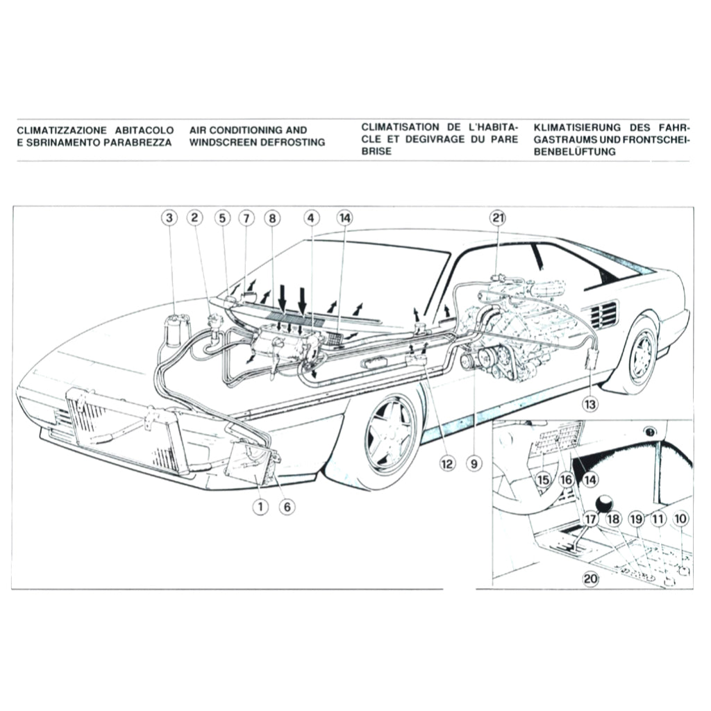 FERRARI MONDIAL T F108 (1989-1993) SERVICE Workshop Manual + PARTS CATALOGUE - Image 7