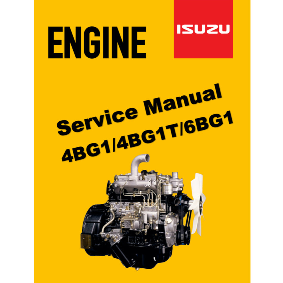 ISUZU ENGINE 4BG1/4BG1T/6BG1 SERVICE WORKSHOP MANUAL - Image 2