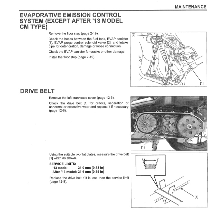 HONDA PCX150 V2 (2013-2018) SERVICE WORKSHOP MANUAL + PARTS CATALOGUE - Image 6