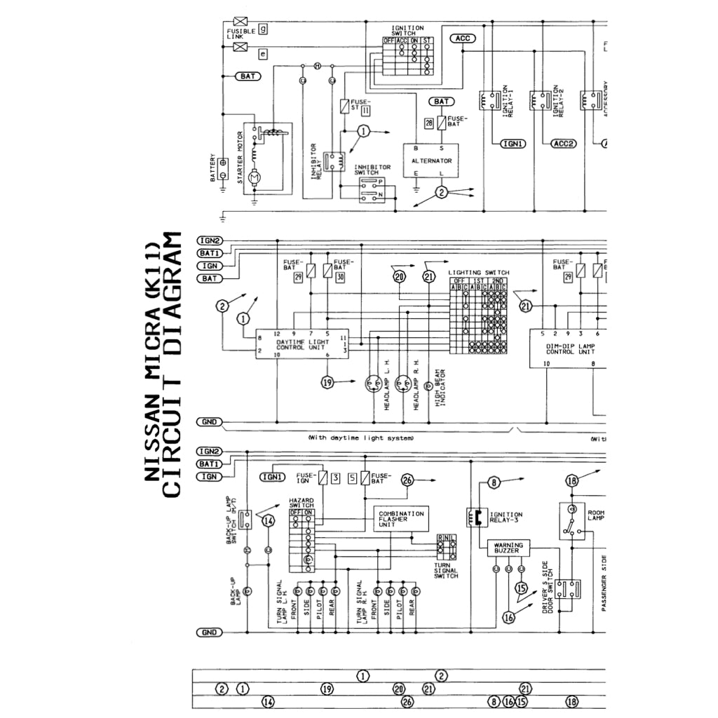 NISSAN MICRA K11 (1992-2003) SERVICE WORKSHOP MANUAL - Image 6