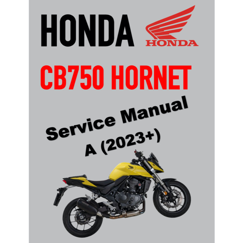 HONDA CB750 HORNET (2023+) SERVICE WORKSHOP MANUAL + PARTS CATALOGUE +OWNER'S MANUAL - Image 2