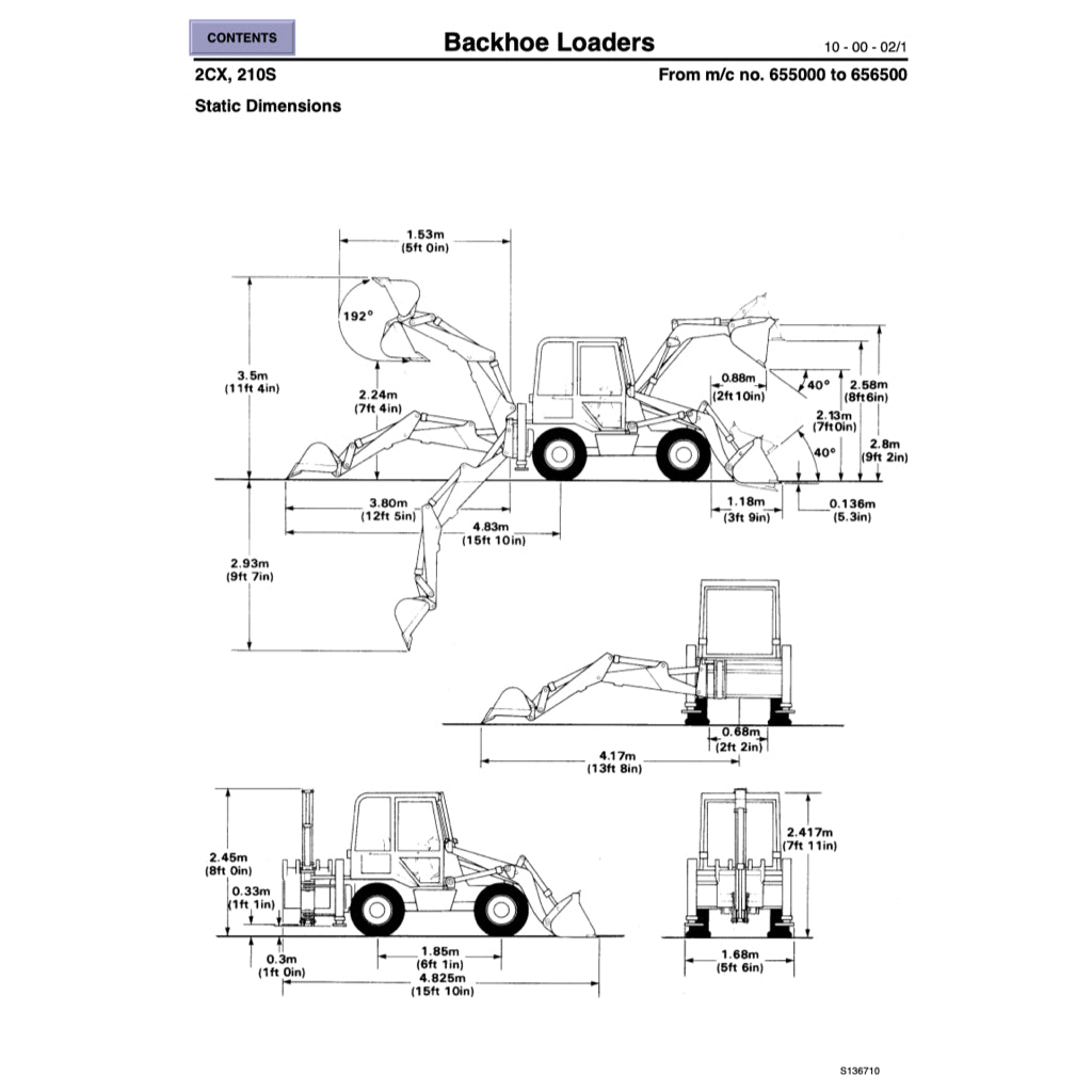 JCB SERVICE DATA BOOK (1992-2003) LOADERS / EXCAVATORS / RTFL / FASTRAC - Image 5