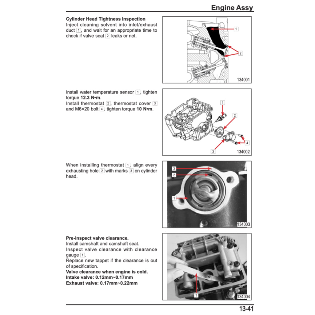 CFMOTO 300SR (2020+) SERVICE WORKSHOP MANUAL + PARTS CATALOGUE+OWNER'S MANUAL - Image 7