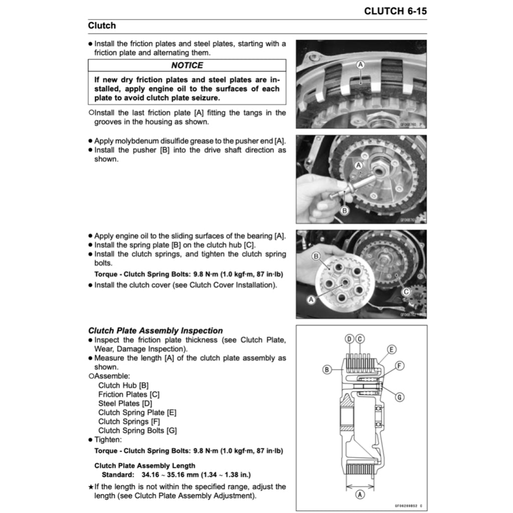 KAWASAKI VULCAN S650 (2015+) SERVICE WORKSHOP MANUAL + PARTS CATALOGUE + OWNER'S MANUAL - Image 7