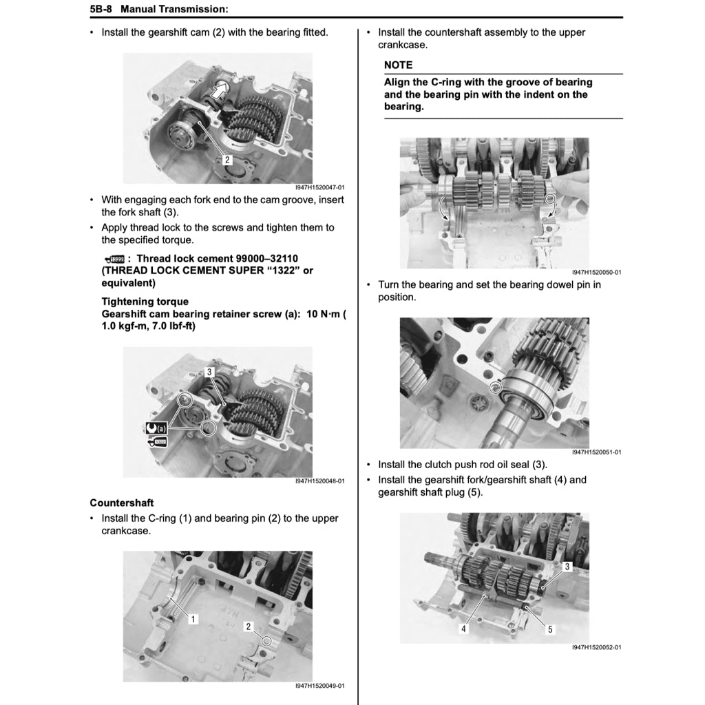 SUZUKI GSX-R 1000 K9/L0/L1 (2009-2016) SERVICE WORKSHOP MANUAL - Image 5