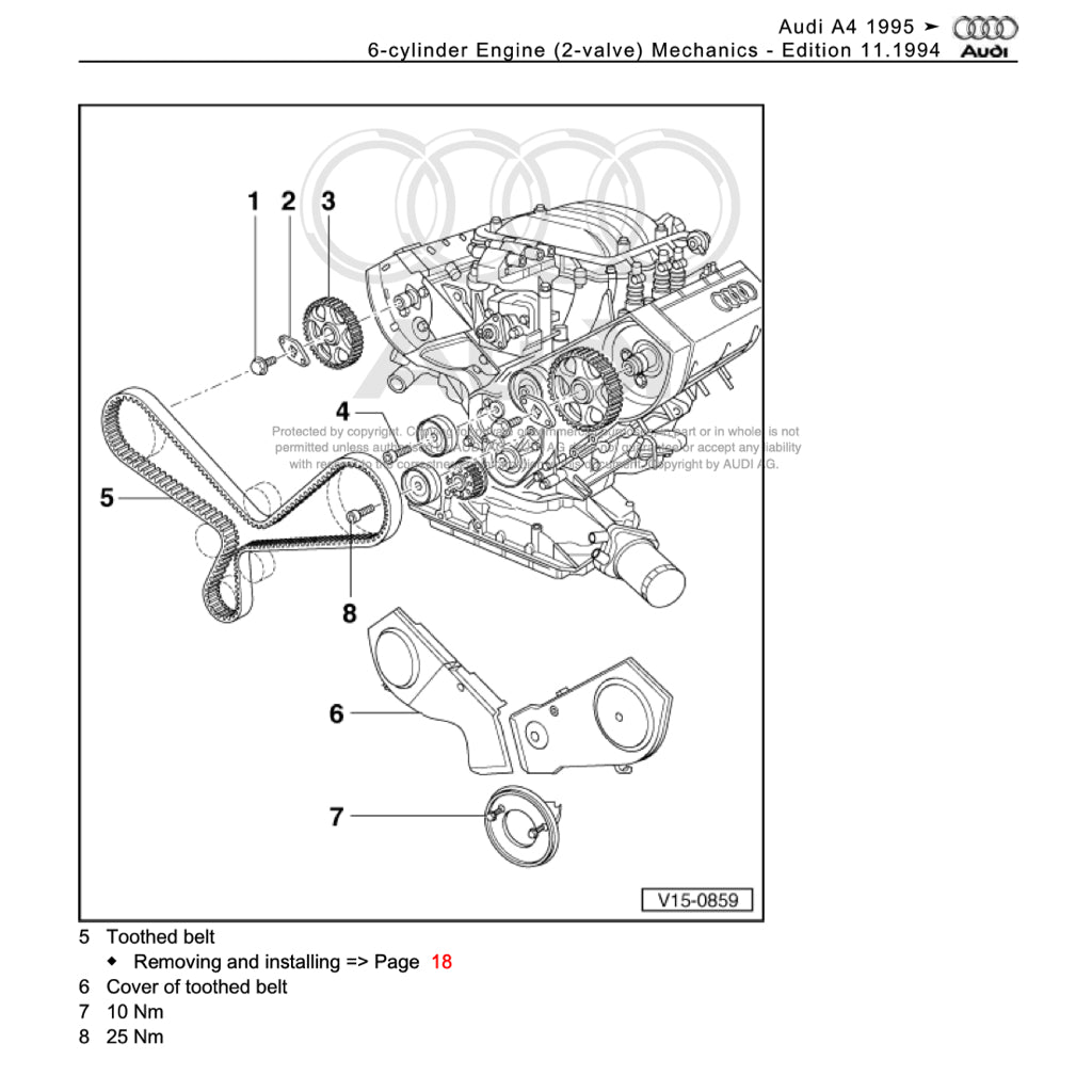 Audi A4 (B5) 1995-2001 SERVICE REPAIR WORKSHOP MANUAL - Image 5