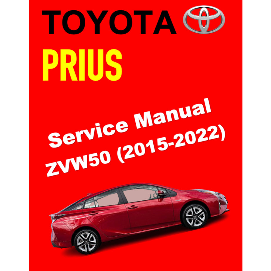 TOYOTA PRIUS ZVW50 (2015-2022) ONLINE SERVICE WORKSHOP MANUAL