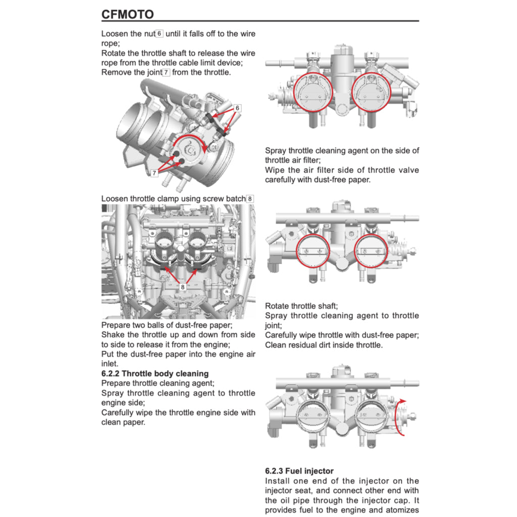 CFMOTO 450NK (2022+) SERVICE WORKSHOP MANUAL + PARTS CATALOGUE + OWNER'S MANUAL - Image 5